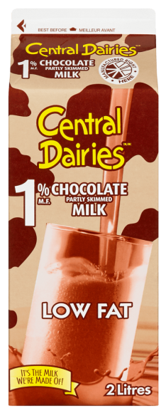 Central Dairies 1% Chocolate Milk