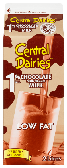 Central Dairies 1% Chocolate Milk