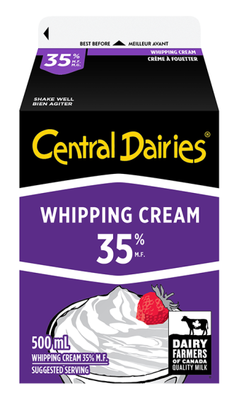 Central Dairies by Natrel 35% Whipping Cream